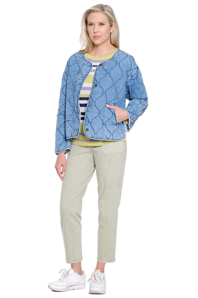 Tru Luxe - Jade Twill Utility Jean