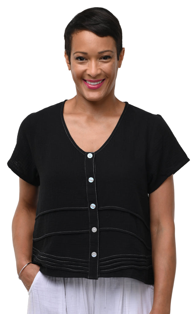 Tulip - Elle Top in Black