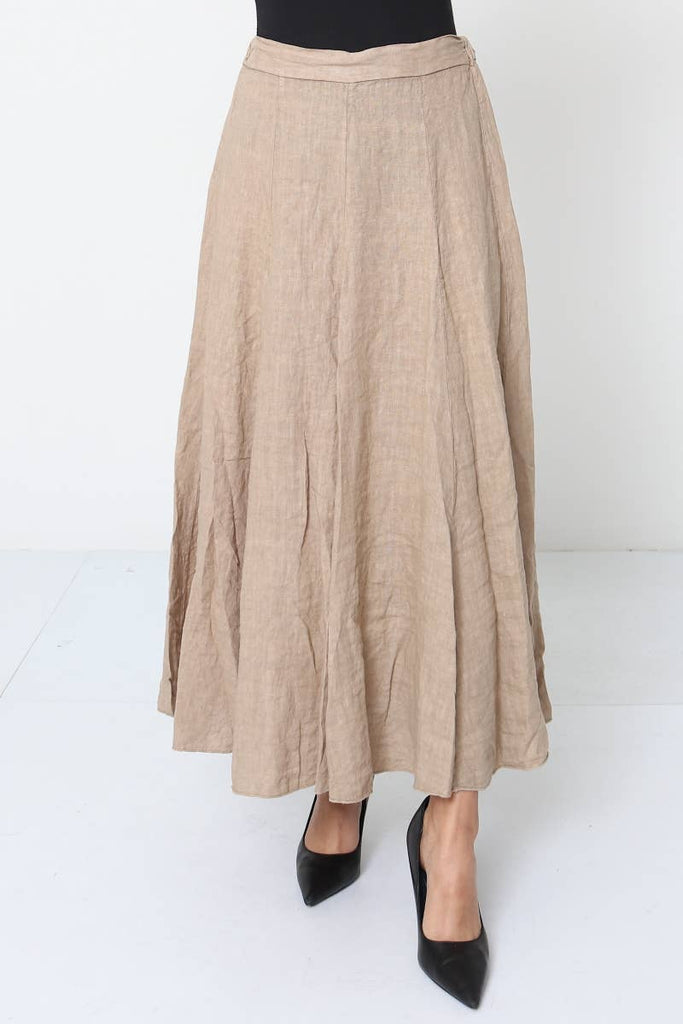 Lea & Luc - 100% Linen Skirt