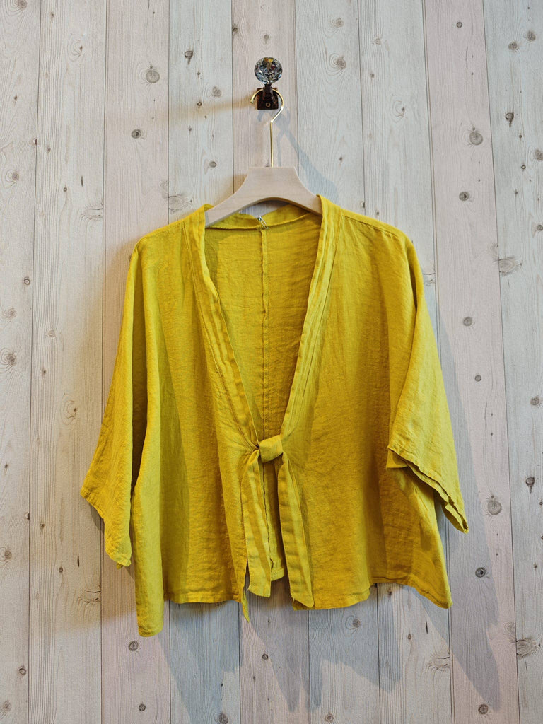 LINEN & MORE - LINEN CARDIGAN