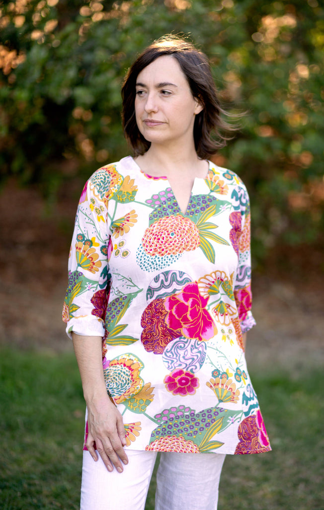 Dolma - Garden Cotton Kurta Tunic