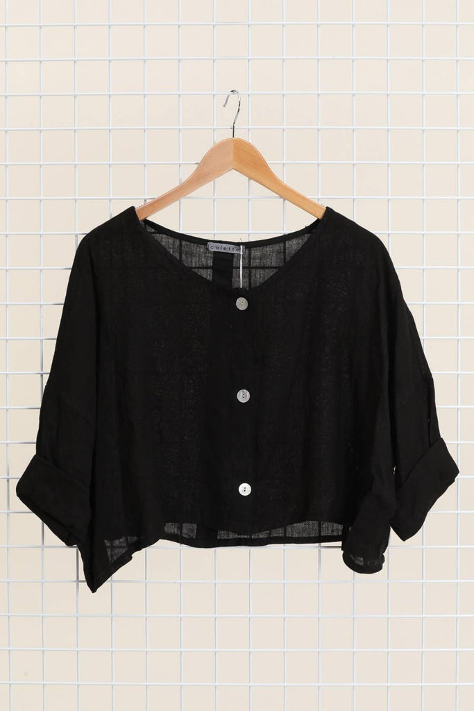 Colette La Maison des Fibres Naturelles Linen Jacket