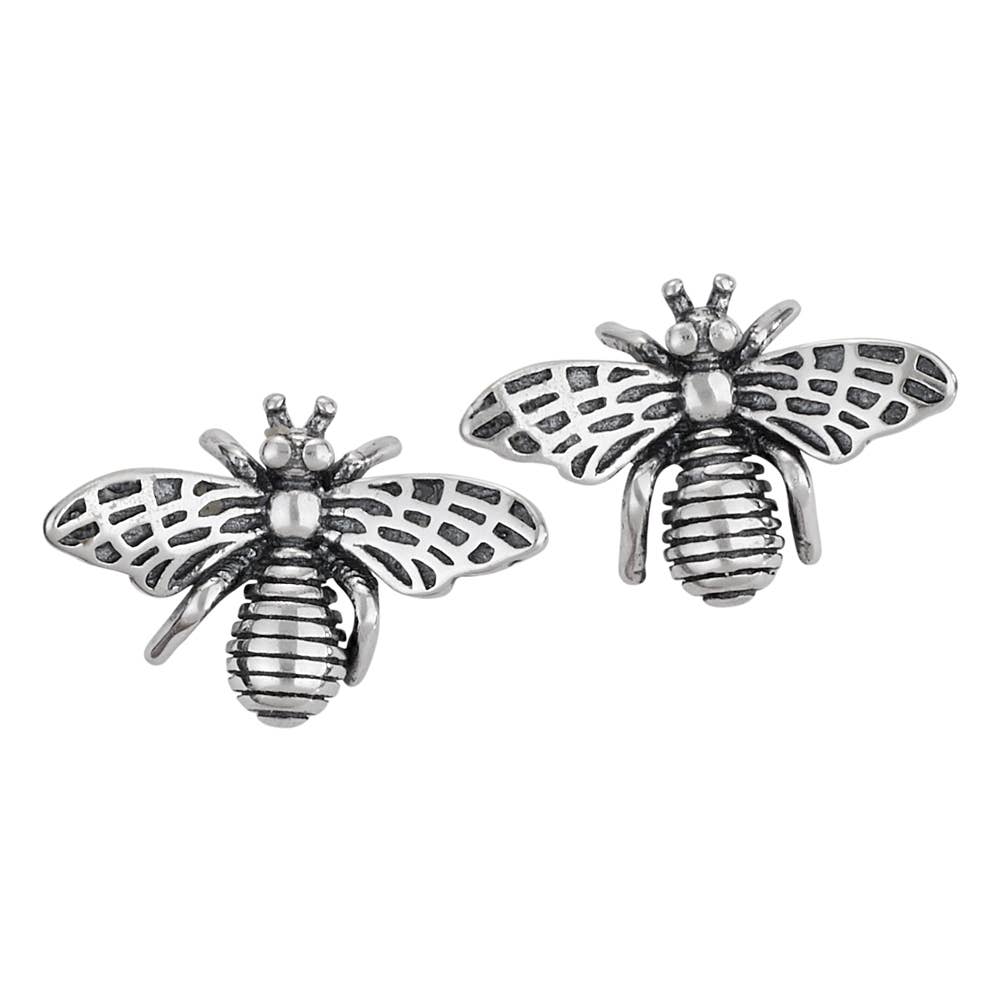 Tiger Mountain Jewelry - Bee Mine Sterling Silver Stud Earrings