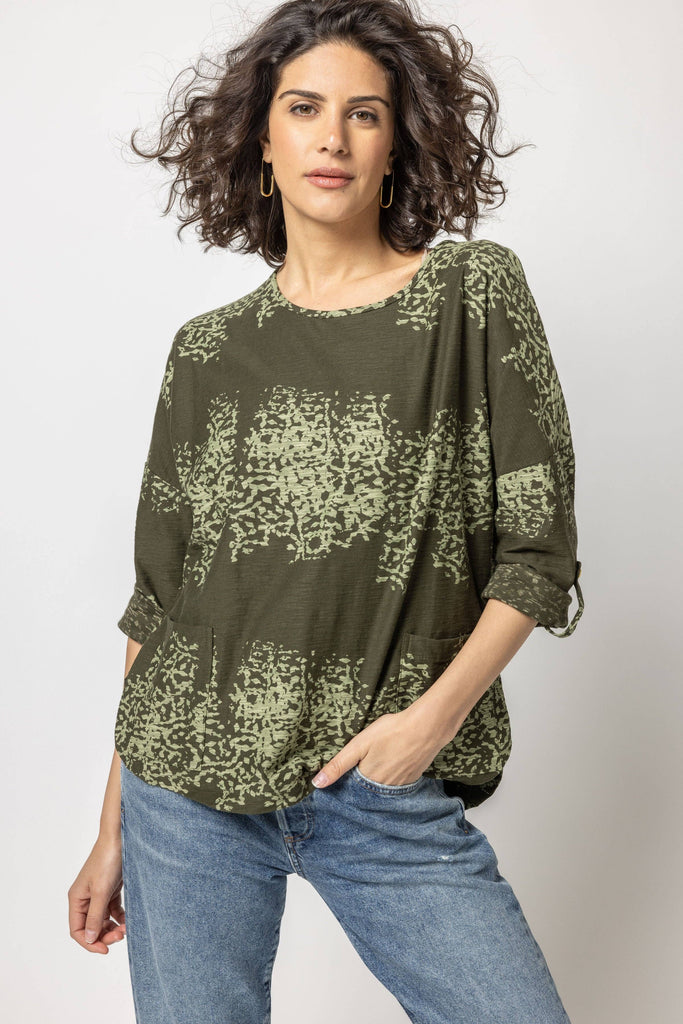 Komil - Sami Print Dolman Top