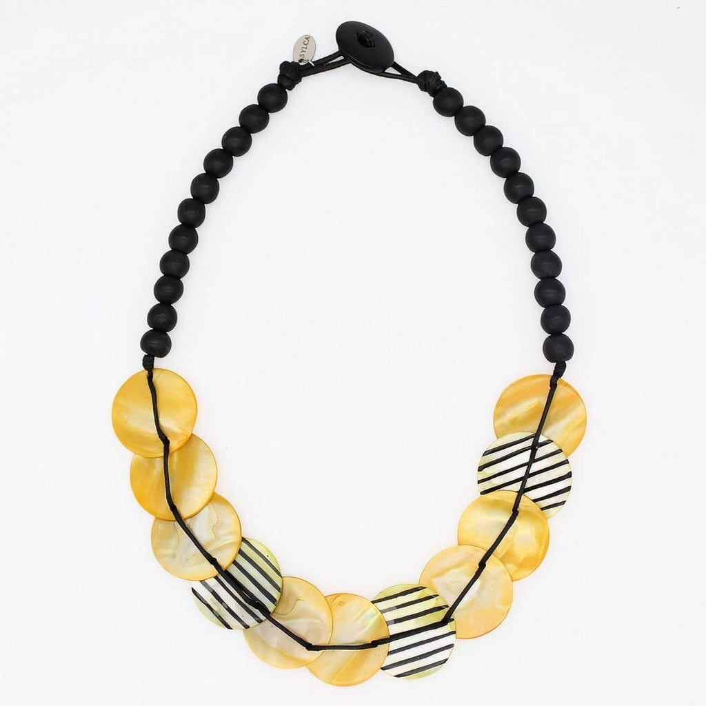 Sylca - Yellow Jessa Collar Necklace