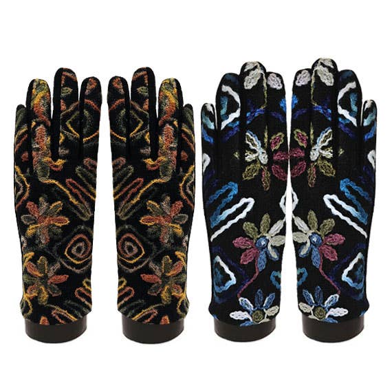 Access - Yarn Geometric Flowers glove