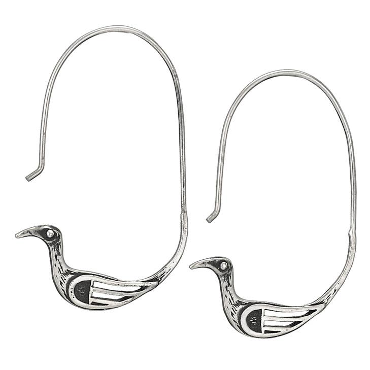 Tiger Mountain - Elegant Birds Sterling Silver Dangle Earrings