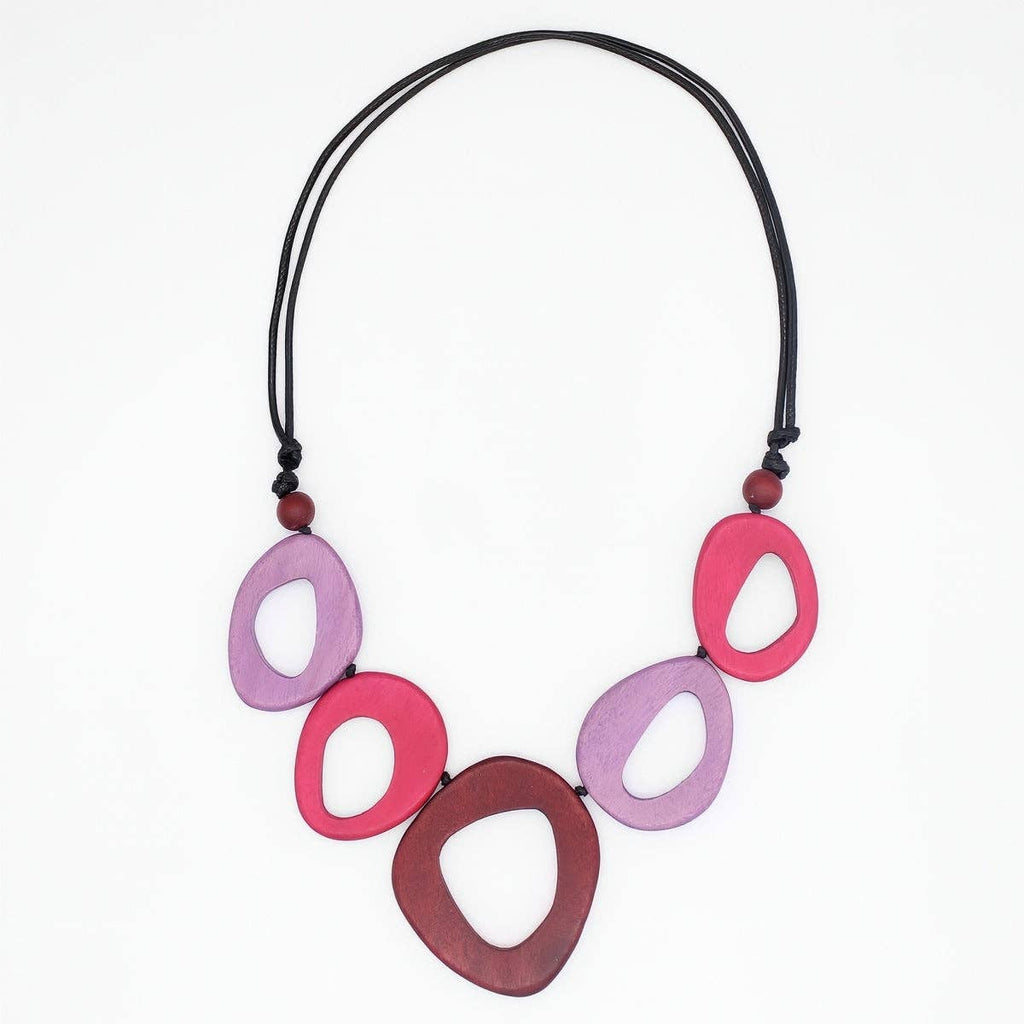Sylca - Pink Sage Statement Necklace