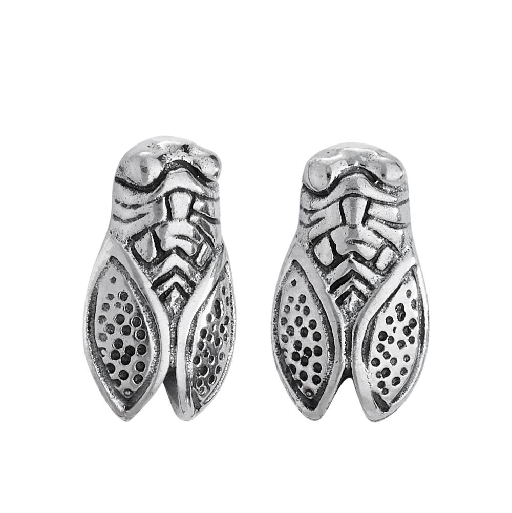 Tiger Mountain - Resting Fly Sterling Silver Stud Earring