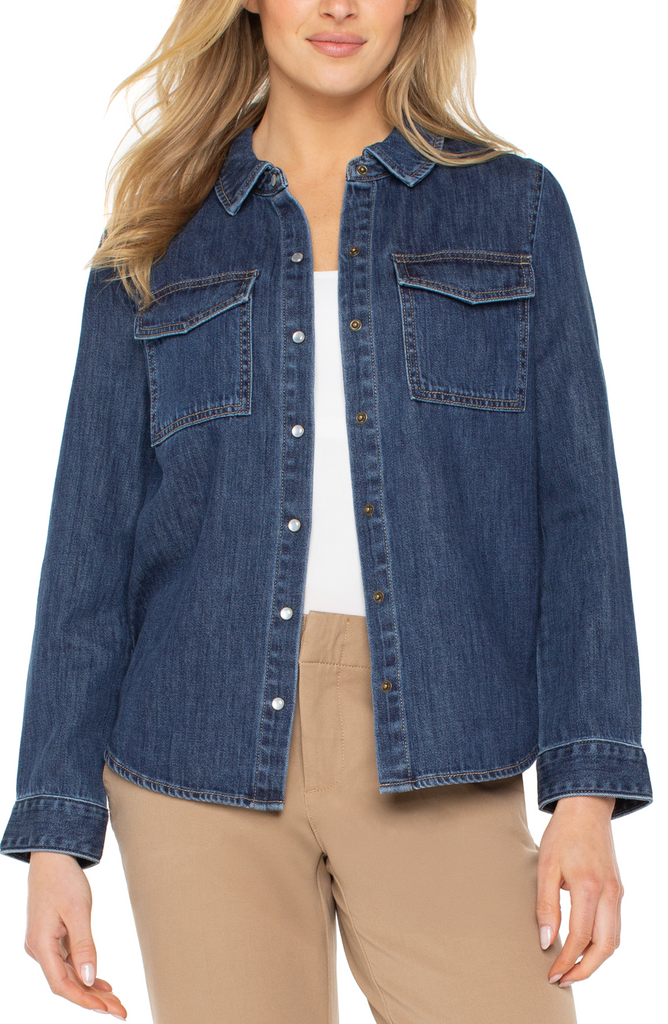 Liverpool - Denim Shirt w/Pockets