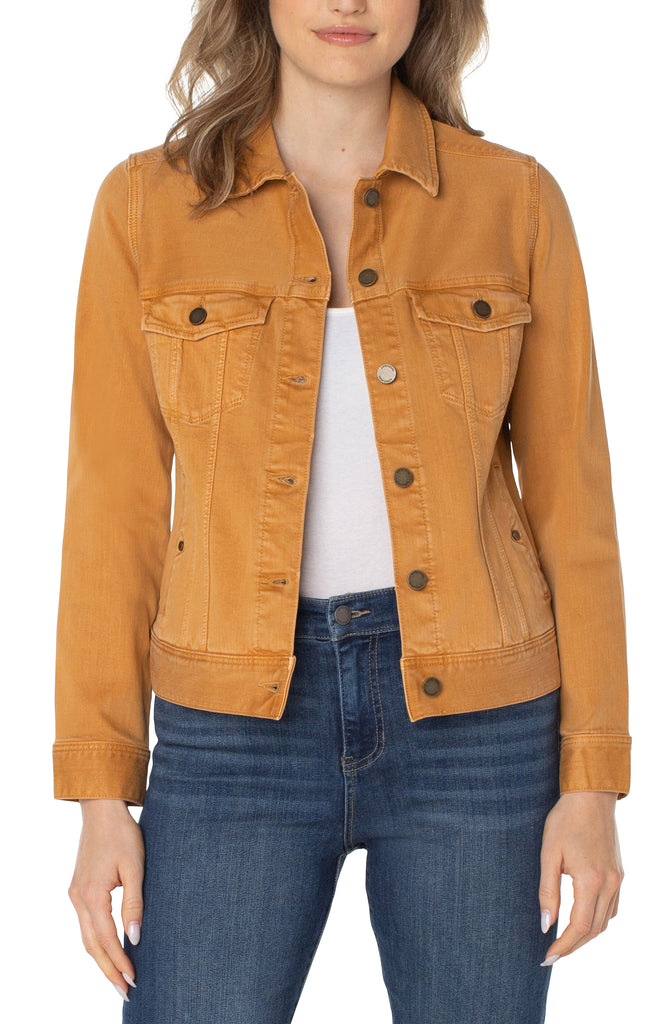 Liverpool Classic Jean Jacket in Amber Dawn