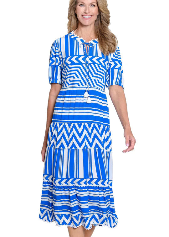 Multiples Multi Tier Maxi Dress