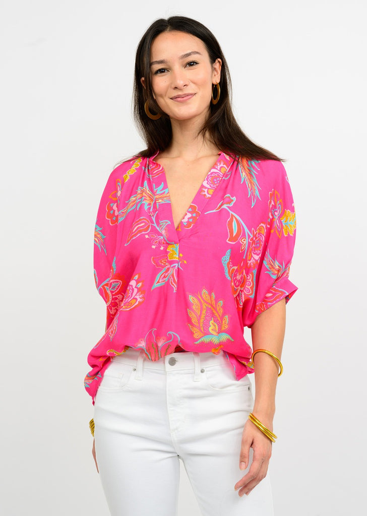 Ivy Jane Popover Satin Dolman Top