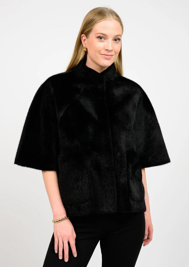 Ivy Jane Capelet Jacket- Black