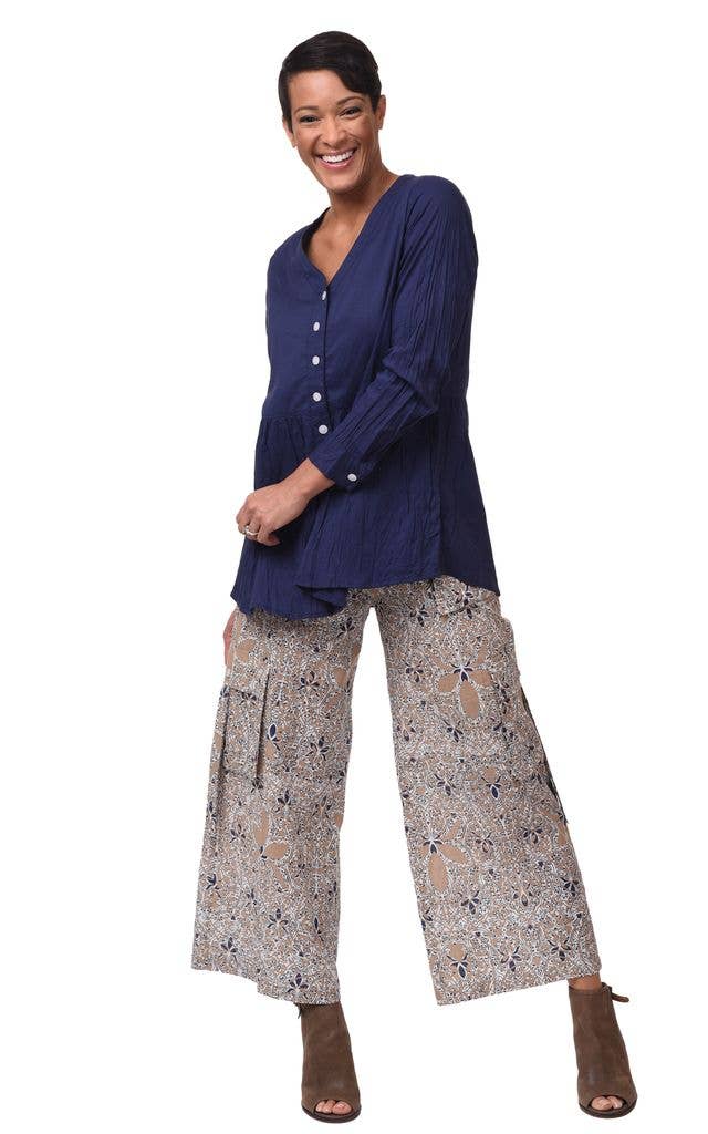 Tulip Clothing Calista Cargo Pant-Kumari