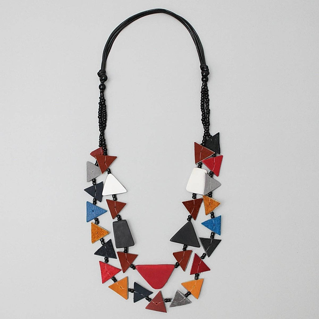 Sylca Designs - Multi Triangle Charlotte Necklace