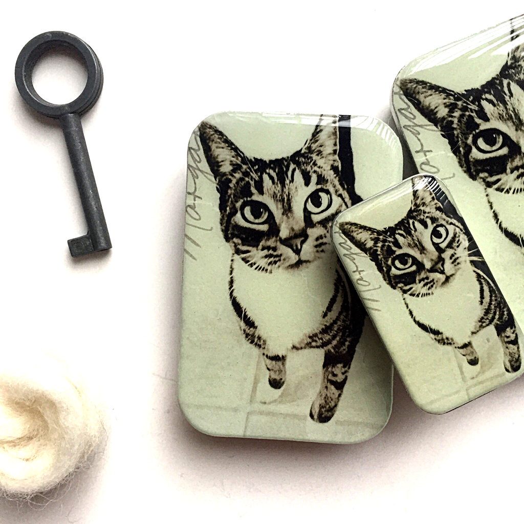 Firefly Notes - Cat Tin, Knitting Notions Tin