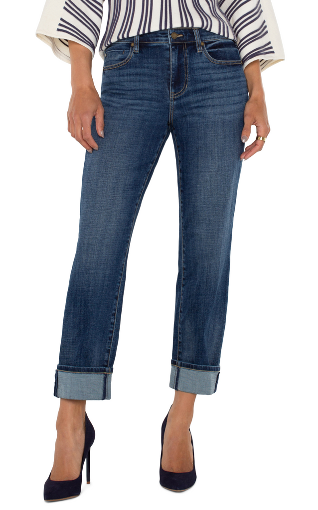 Liverpool - Marley Girlfriend cuffed jeans