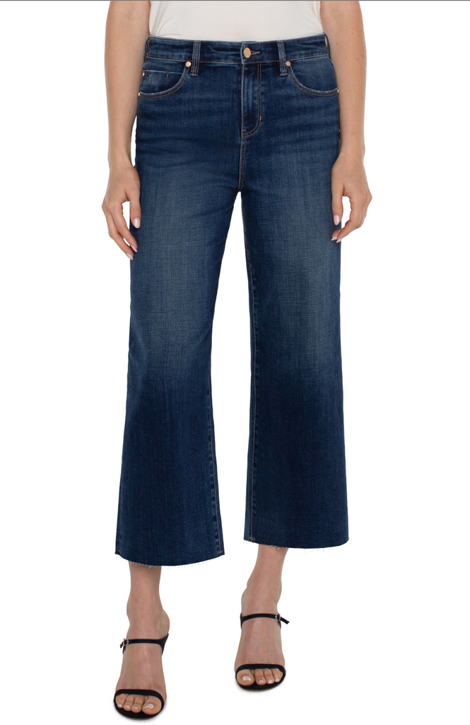 Liverpool - Stride HR Wide-leg Crop Jeans