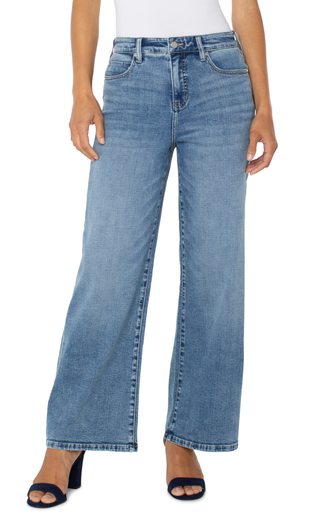 Liverpool - Stride HR Wide Leg Jeans