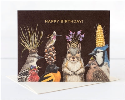 Hester & Cook Cards - Birthday Squirrel and Friends