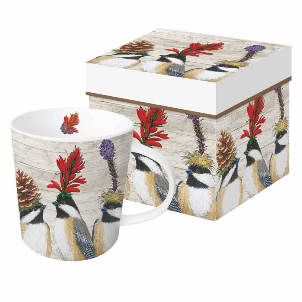 Paperproducts Design - "Chickadee Sisters" - Mug in a Box