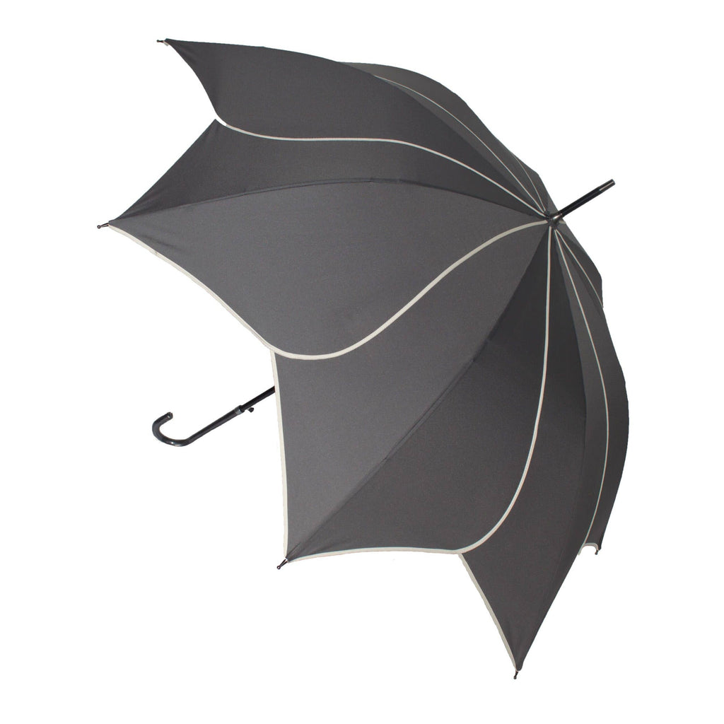 Soake - Charcoal Swirl Walking Stick Umbrella - EDSSWCH