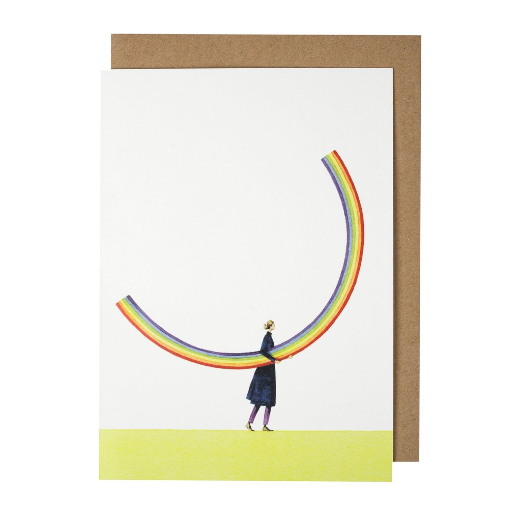 Hester & Cook Rainbow Girl Greeting Card