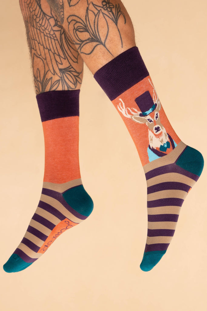 Powder Design inc - Men's Woodland Gentry Stag Socks