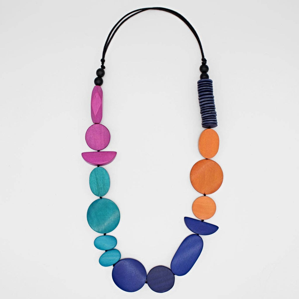 Sylca Designs - Multi-Color Vibrant Lyric Necklace