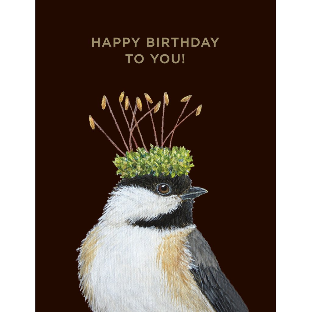 Hester & Cook Cards - Birthday Chickadee