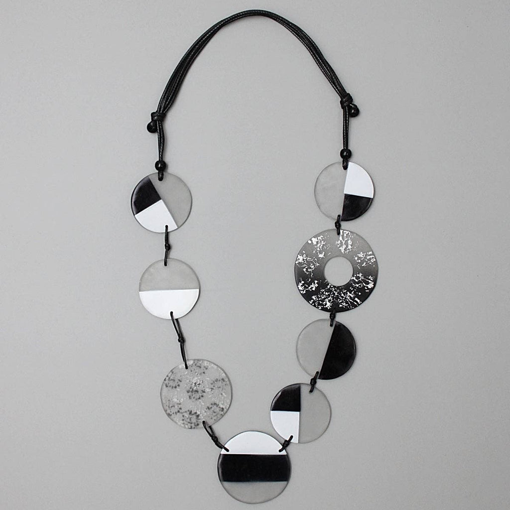 Sylca Designs - Black and White Emmie Necklace