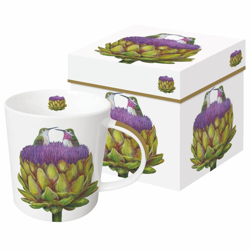 Paperproducts Design - MUG IN GIFT BOX-LOVE AT FIRST ARTICHOKE