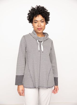 Liv Spa Cowl in Sand Stripe